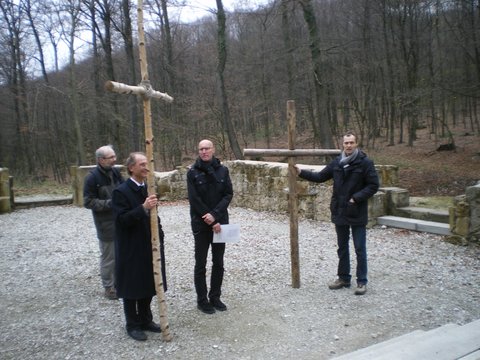 Am Kloster angekommen