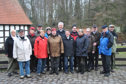 Teilnehmer der Winterwanderung